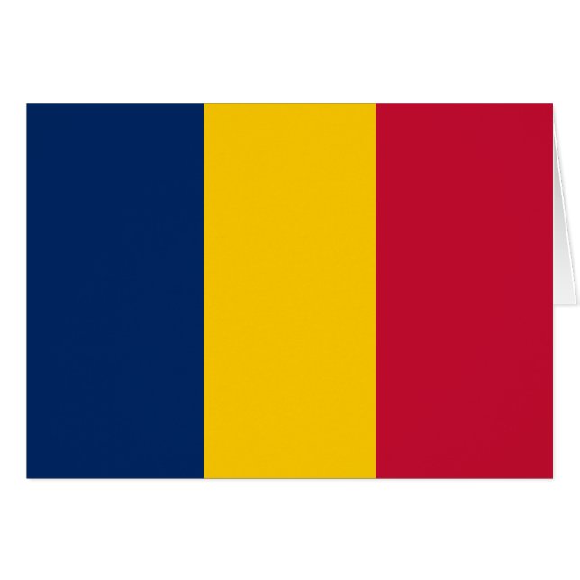 Chad Flag (Vorderseite (Horizontal))