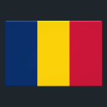 Chad Flag Fotodruck<br><div class="desc">Patriotische Flagge des Tschad.</div>