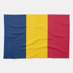 Chad Flag Geschirrtuch