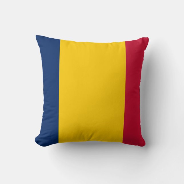 Chad Flag Kissen (Vorderseite)