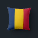 Chad Flag Kissen<br><div class="desc">Patriotische Flagge des Tschad.</div>