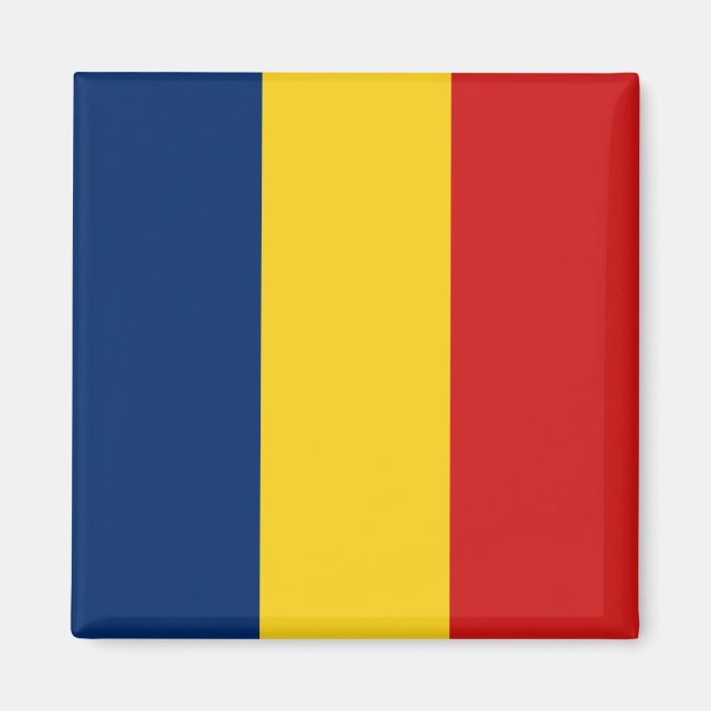 Chad Flag Magnet (Vorne)