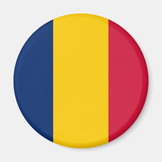 Chad Flag Magnet (Vorne)