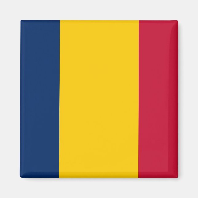 Chad Flag Magnet (Vorne)