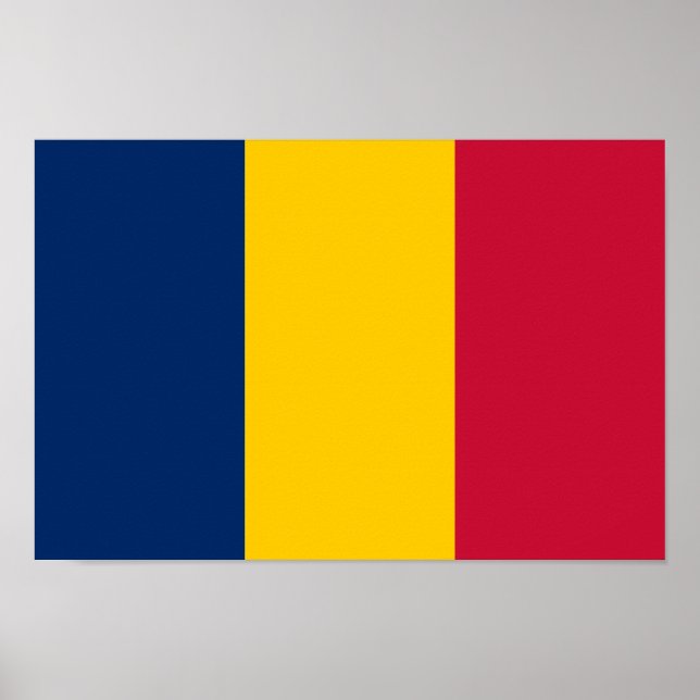 Chad Flag Poster (Vorne)