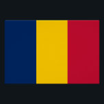 Chad Flag Poster<br><div class="desc">Patriotische Flagge des Tschad.</div>