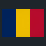 Chad Flag Poster<br><div class="desc">Patriotische Flagge des Tschad.</div>