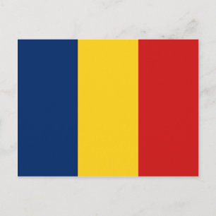 Chad Flag Postkarte