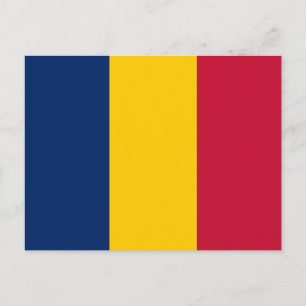 Chad Flag Postkarte