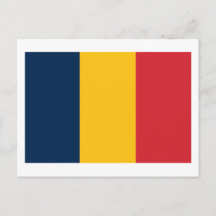 Chad Flag Postkarte