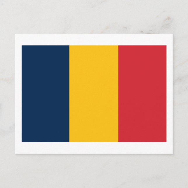 Chad Flag Postkarte (Vorderseite)