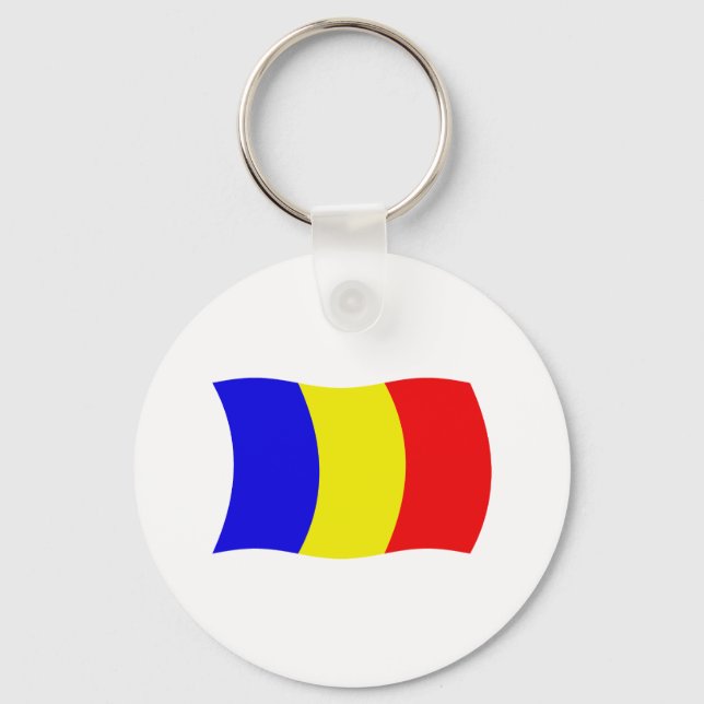 Chad Flag Schlüsselanhänger (Vorderseite)
