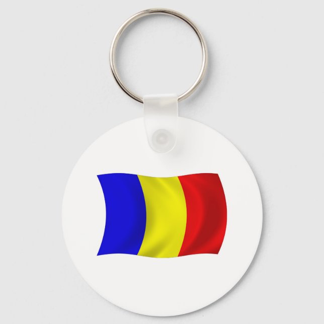 Chad Flag Schlüsselanhänger (Vorderseite)