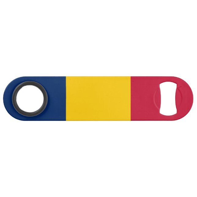 Chad Flag Speed Flaschenöffner (Vorderseite (Horizontal))