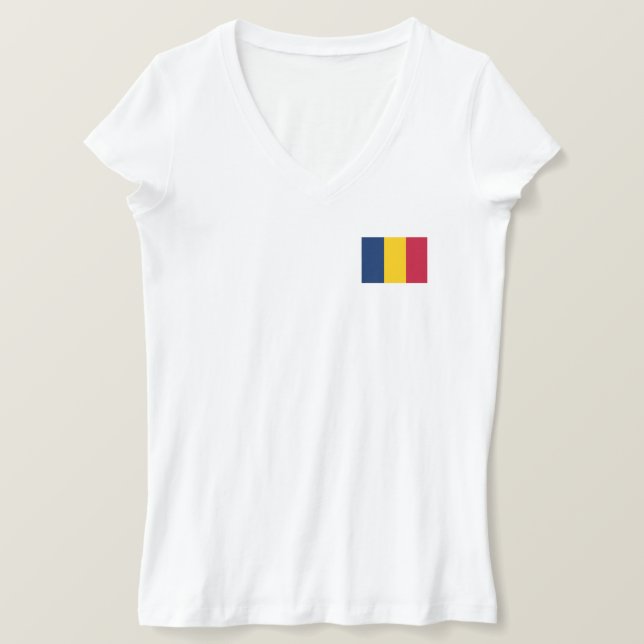Chad Flag T-Shirt (Design vorne)