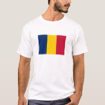 Chad Flag T-Shirt<br><div class="desc">Patriotische Flagge des Tschad.</div>