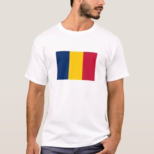Chad Flag T-Shirt (Vorderseite)