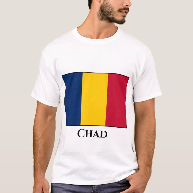 Chad Flag T-Shirt (Vorderseite)