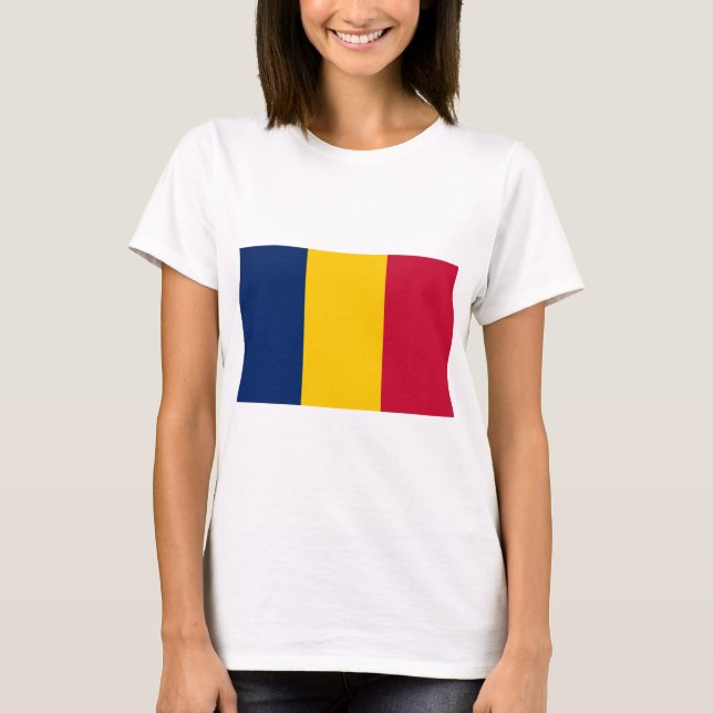 Chad Flag T-Shirt (Vorderseite)