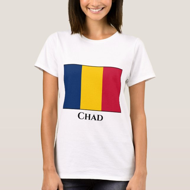 Chad Flag T-Shirt (Vorderseite)