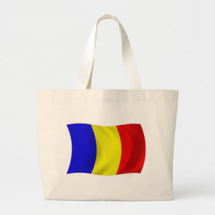 Chad Flag Tote Bag Jumbo Stoffbeutel