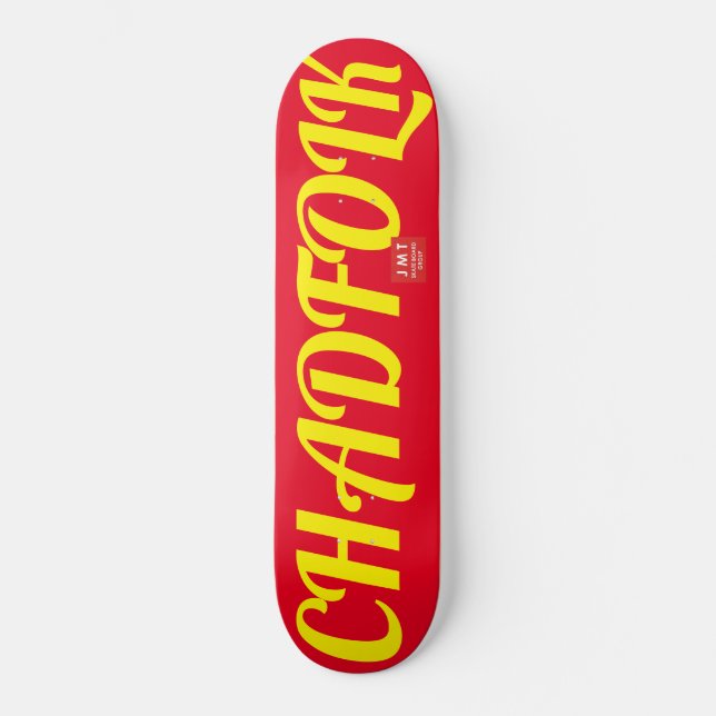 CHAD FOLK Skateboard (Vorderseite)