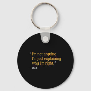 Chad Gift Zitat Funny Geburtstag Personalisierter Schlüsselanhänger
