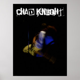 Chad Knight Blurry Krawatten Poster