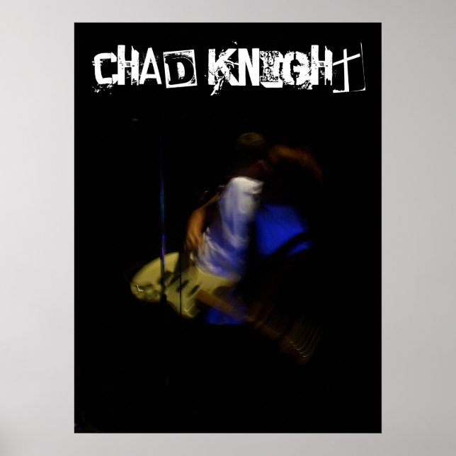 Chad Knight Blurry Krawatten Poster (Vorne)