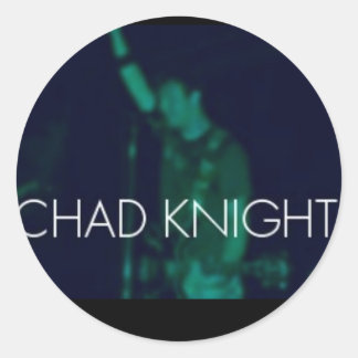Chad Knight Logo-Aufkleber Runder Aufkleber
