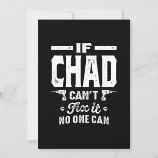 Chad Personalisiert Name Birthday Einladung