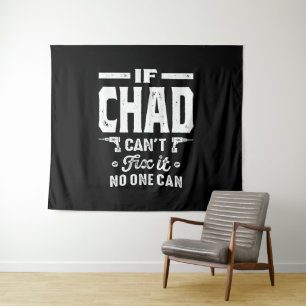 Chad Personalisiert Name Birthday Wandteppich