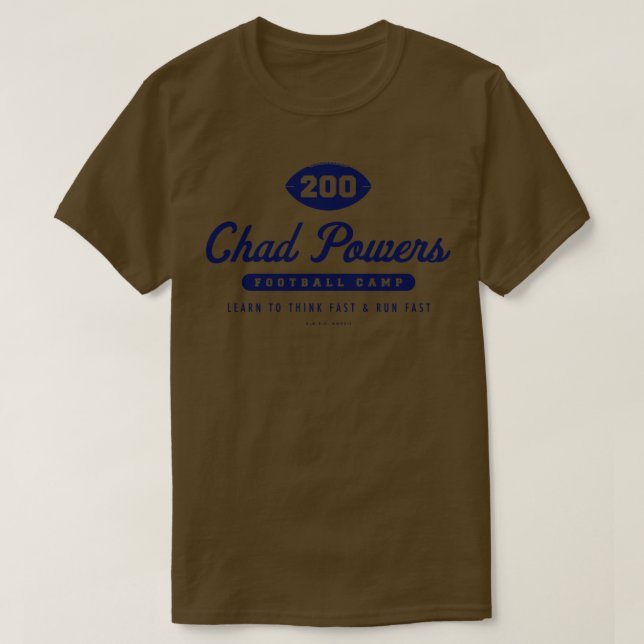Chad Power Camp Blue T-Shirt (Design vorne)