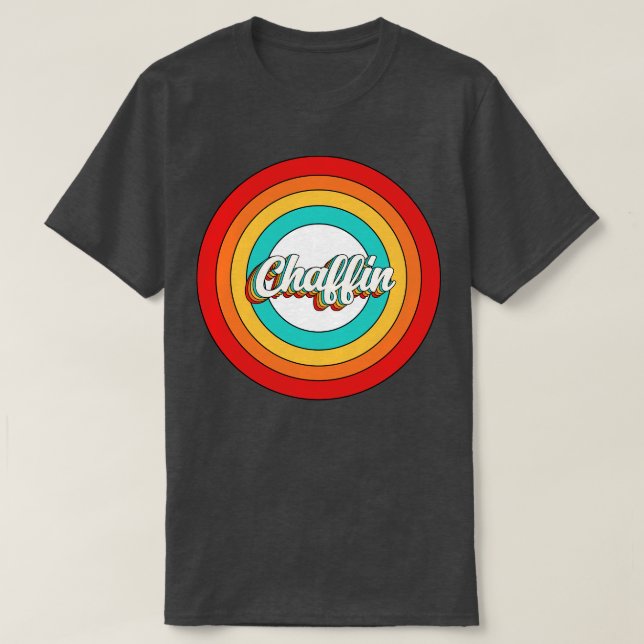 Chaffin Name Shirt Vintag Chaffin Circle (Design vorne)
