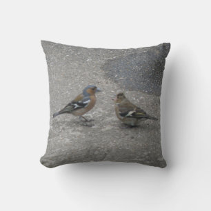 Chaffinch Füttre Me Pillow Kissen