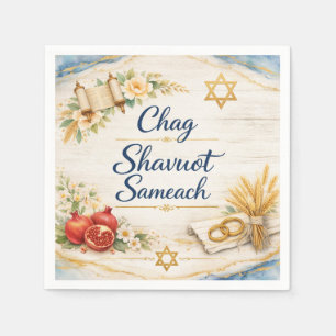 Chag Schawuot Sameach, Frohes Schawuot  Serviette