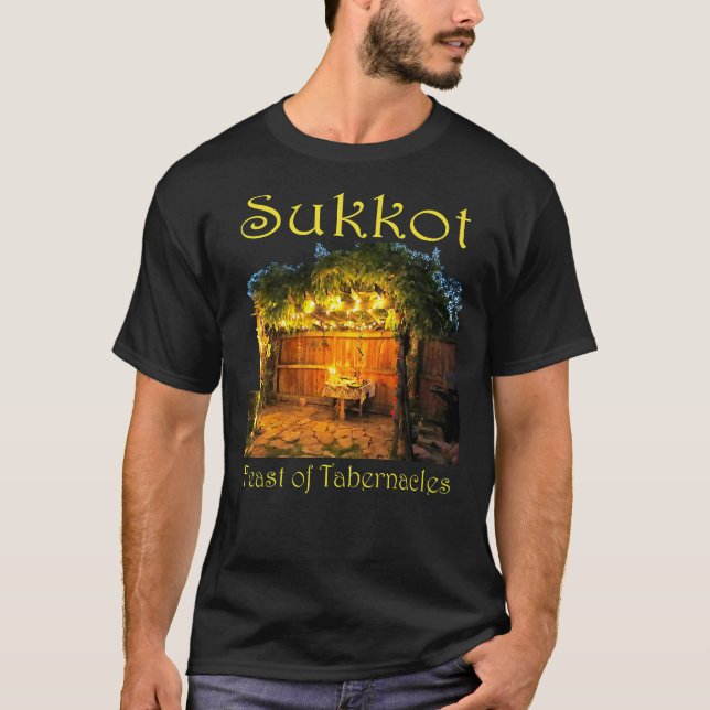 Chag Sukkot Erntedank Fest der Tabernacles Sukk T-Shirt (Vorderseite)