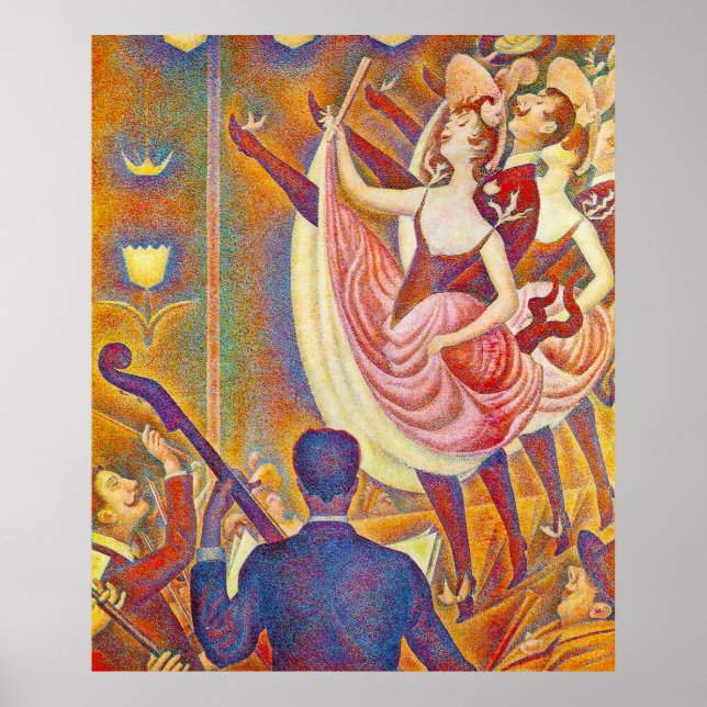 Chahut von Georges-Pierre Seurat Poster (Vorne)