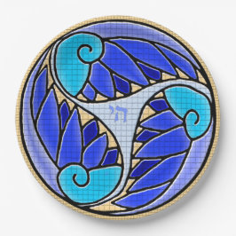 Chai Art Nouveau Mosaic Pappteller