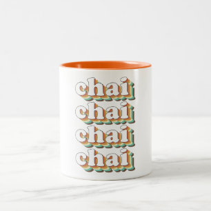 Chai Chai Chai Chai - Tea Lovers Zweifarbige Tasse