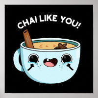 Chai like you Funny Tee Pun Dark BG