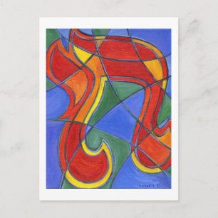 Chai Mosaic Postcard Postkarte