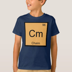 Chaim Name Chemie Element Periodensystem T-Shirt