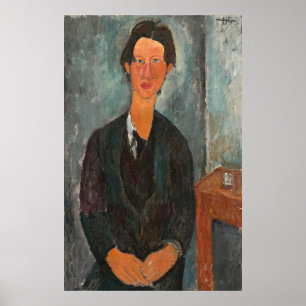 Chaim Soutine - Amedeo Modigliani Kunstgedicht Poster