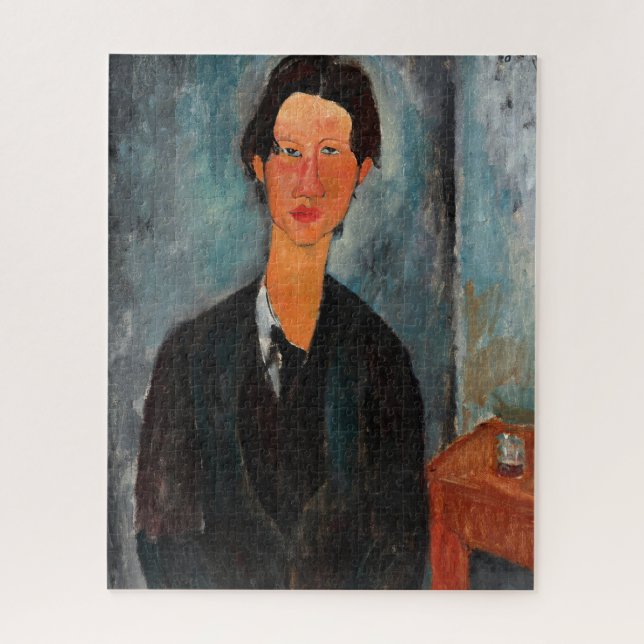 Chaim Soutine von Amedeo Modigliani Puzzle (Vertikal)