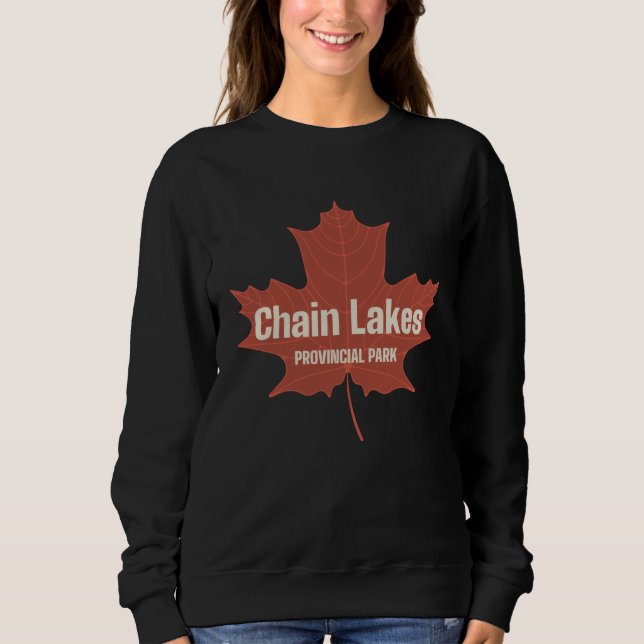 Chain Lakes Provincial Park Alberta Canada Canadia Sweatshirt (Vorderseite)