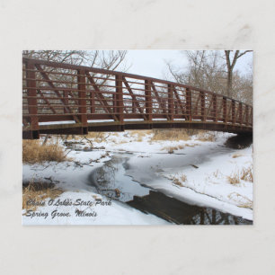 Chain O'Lakes Staat Park Postcard Postkarte