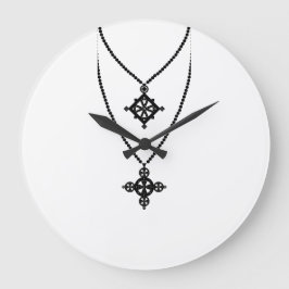 Chain & Pendant Große Wanduhr