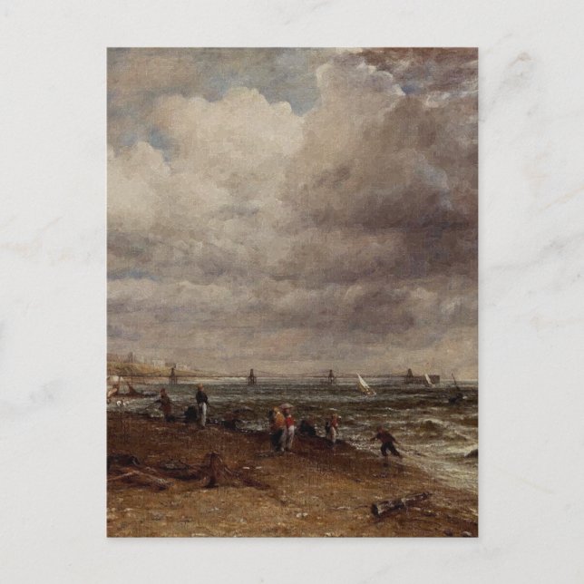 Chain Pier in Brighton von John Constable Postkarte (Vorderseite)