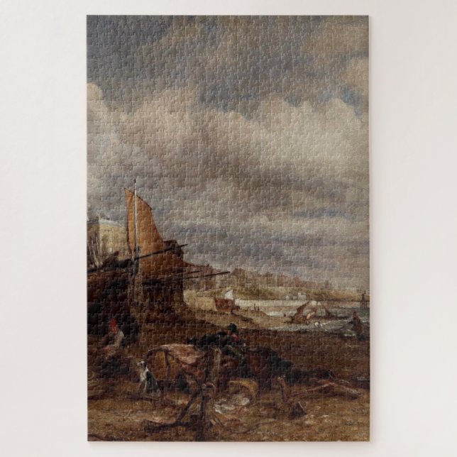 Chain Pier in Brighton von John Constable Puzzle (Vertikal)